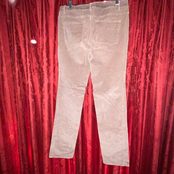 Sonoma Corduroy Jeans Pants Dark Beige Tan Size 8 NWOT - Picture 2 of 7